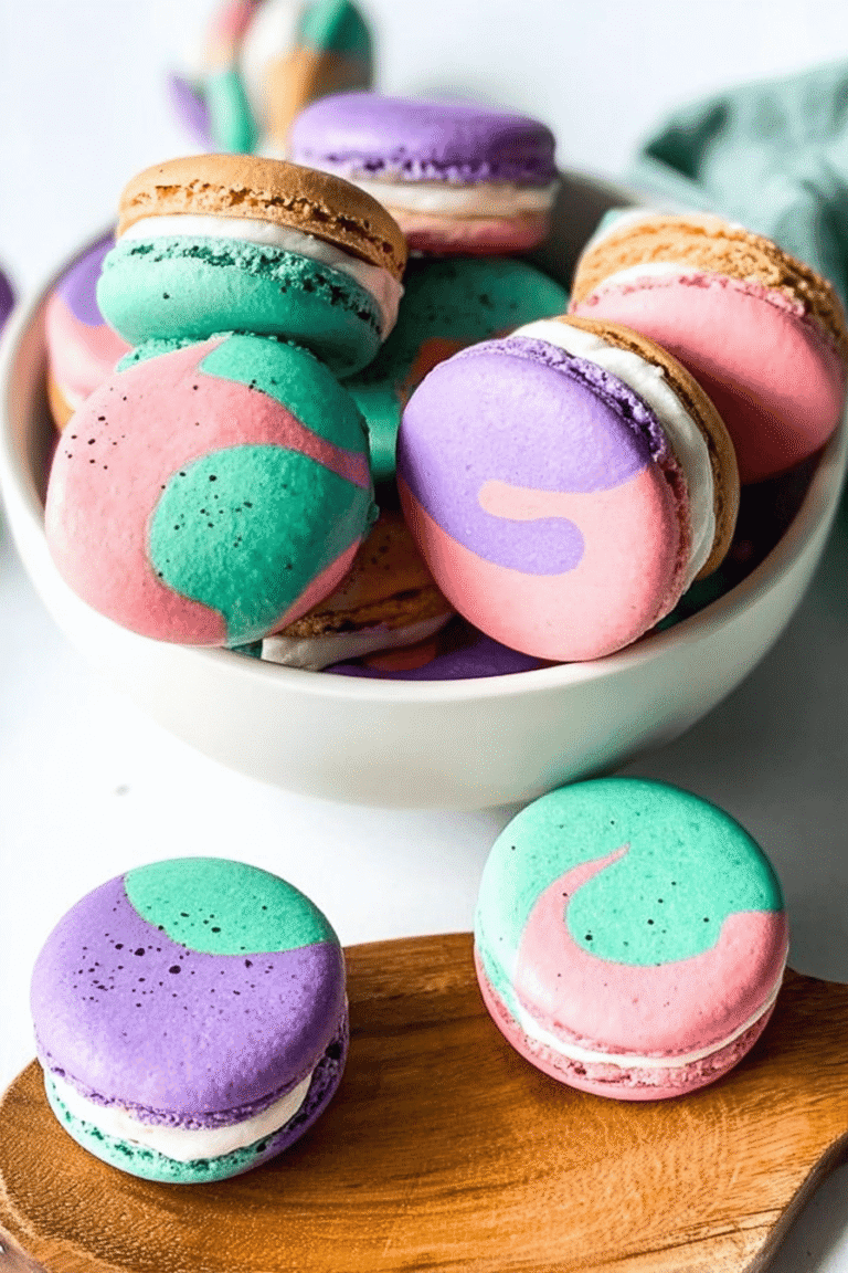 Multi Colored Macaron Shells 10.Png