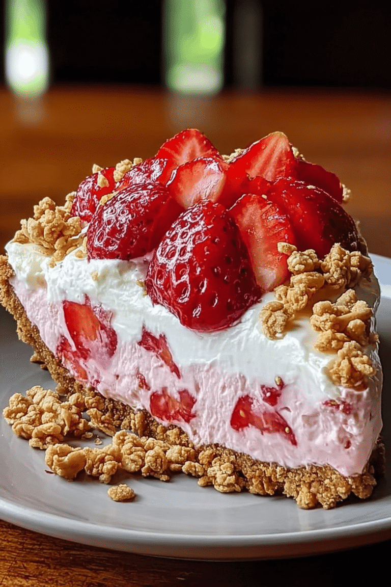 No Bake Strawberry Crunch Cheesecake 23.Png