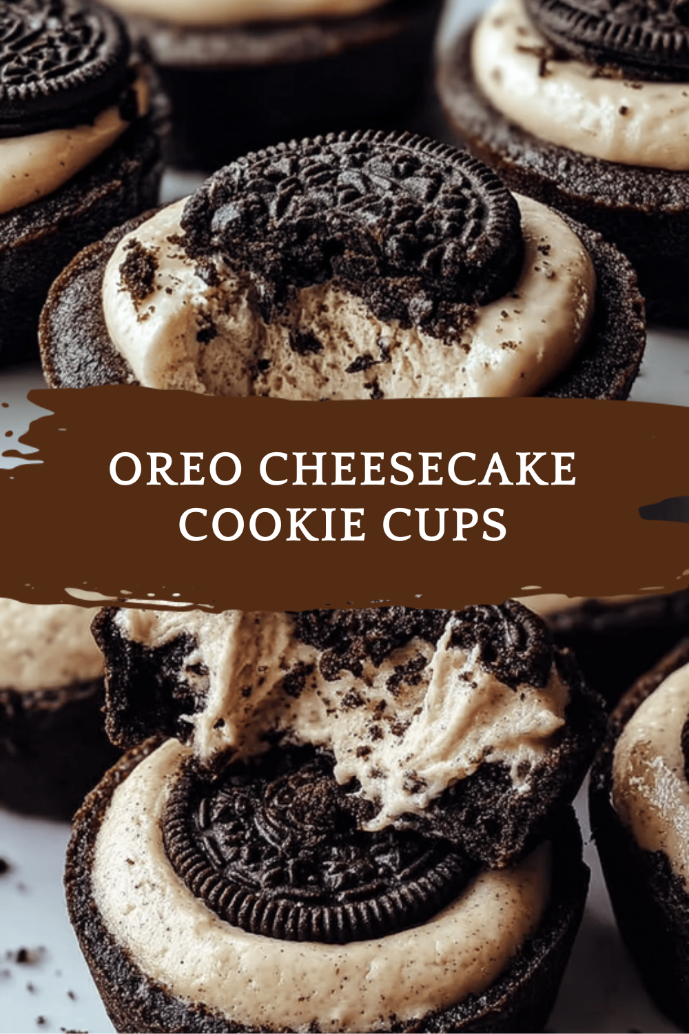 Oreo Cheesecake Cookie Cups