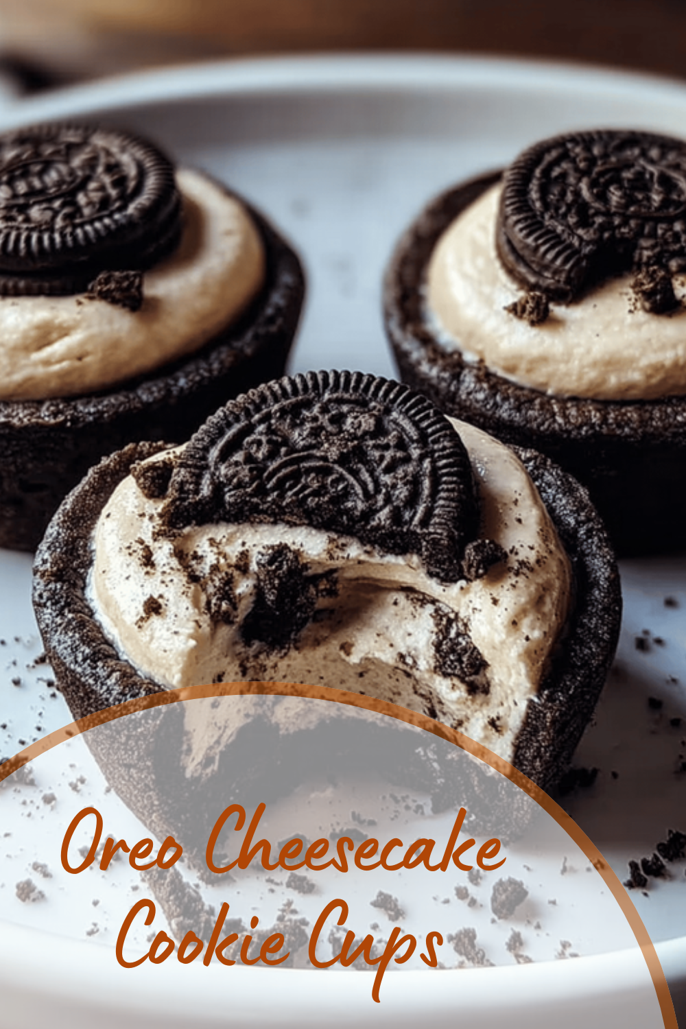 Oreo Cheesecake Cookie Cups