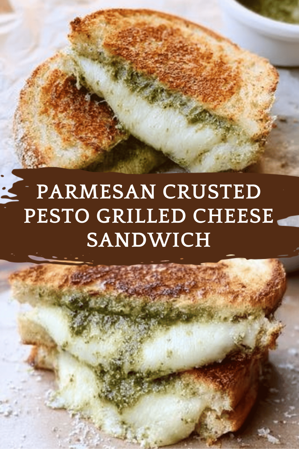 Parmesan Crusted Pesto Grilled Cheese Sandwich Recipe Ideas 6 Parmesan Crusted Pesto Grilled Cheese Sandwich