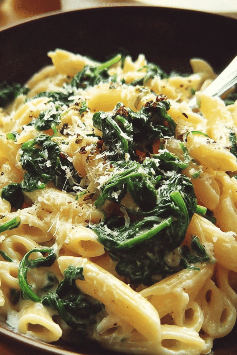 Pasta With Spinach 51.Png