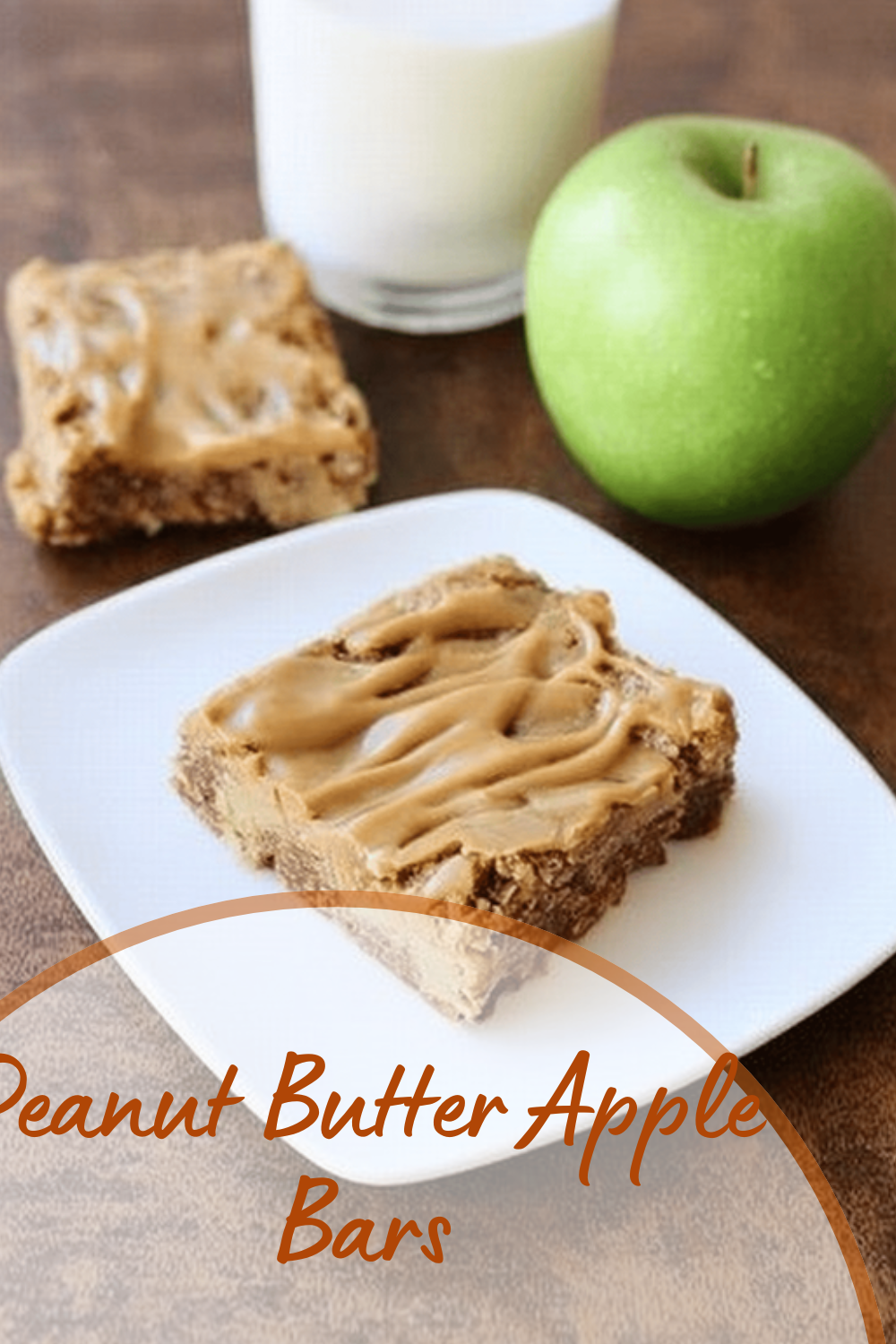 Peanut Butter Apple Bars