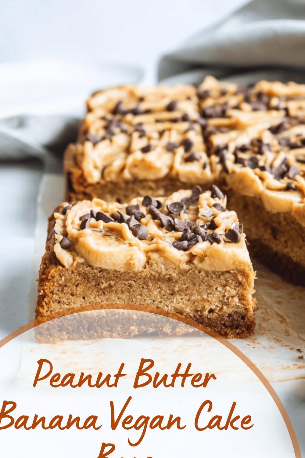 Peanut Butter Banana Vegan Cake Bars Recipe For A Healthy Treat 7 Peanut Butter Banana Vegan Cake Bars