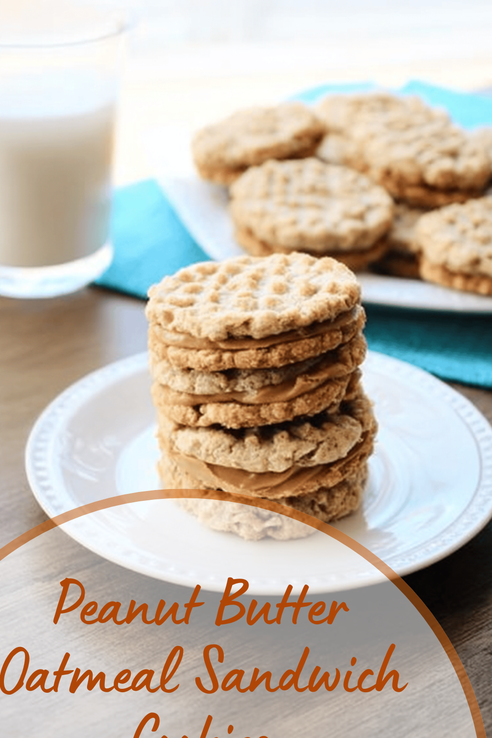 Peanut Butter Oatmeal Sandwich Cookies