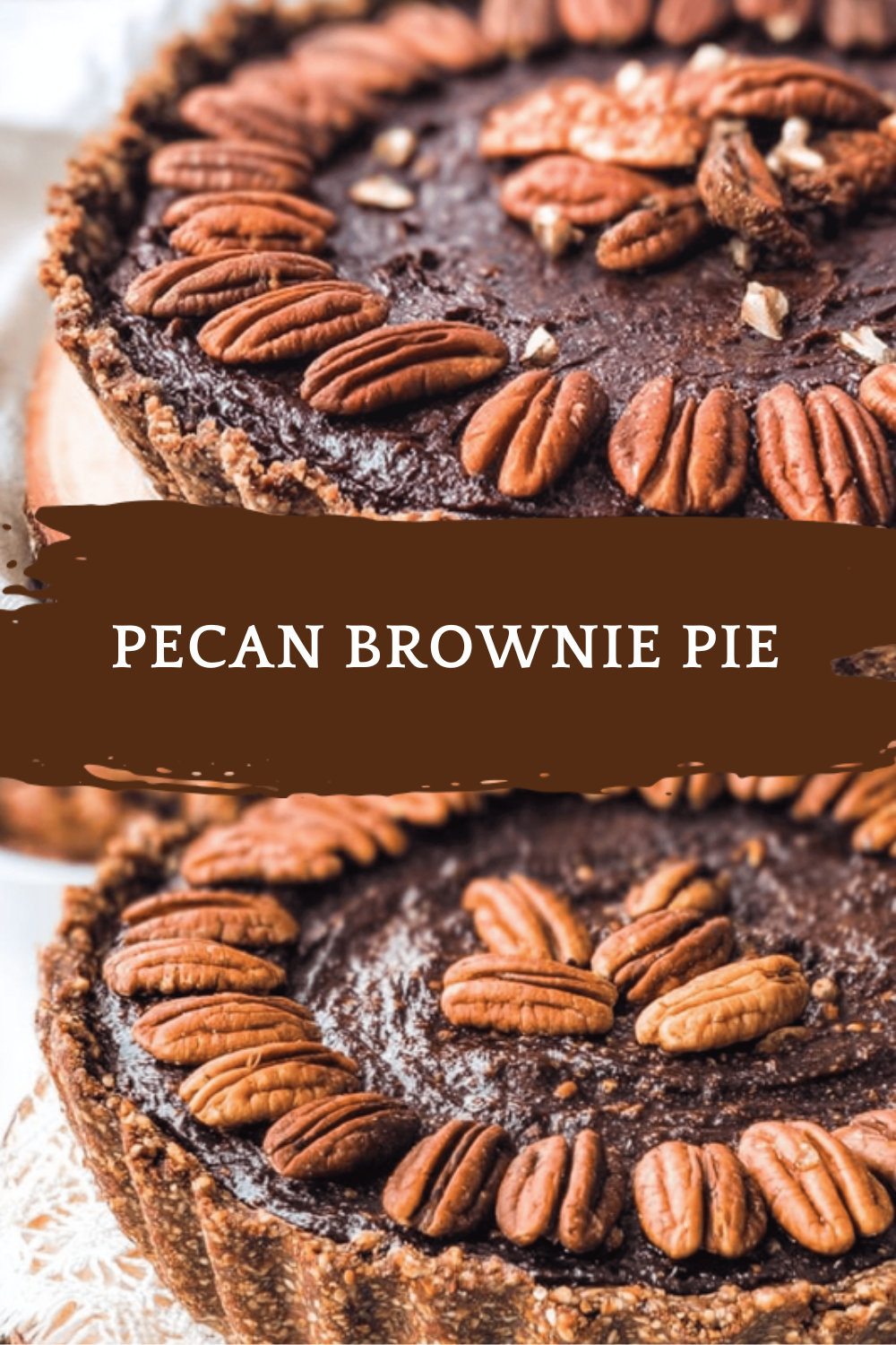 Pecan Brownie Pie