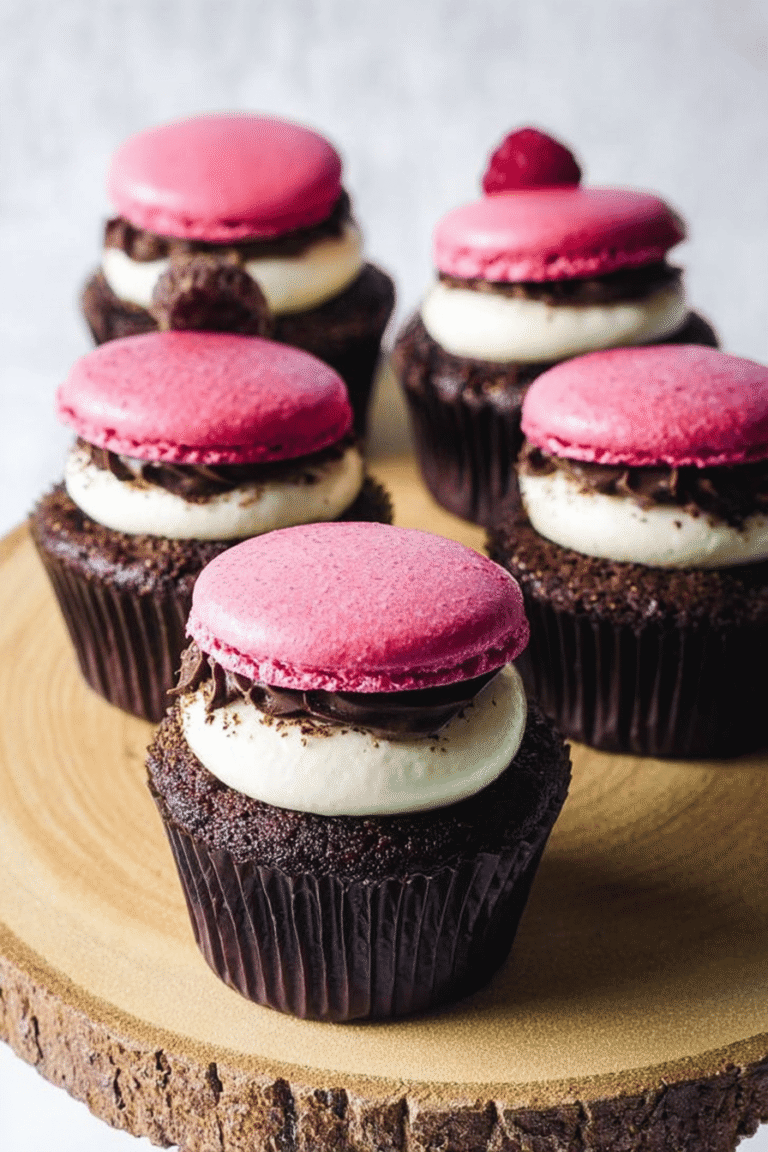 Raspberry Almond Chocolate Cupcakes 73.Png