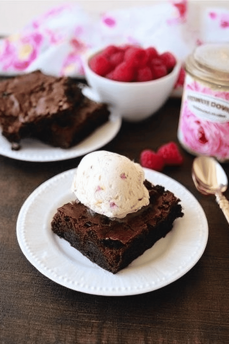 Raspberry Truffle Brownies 64.Png