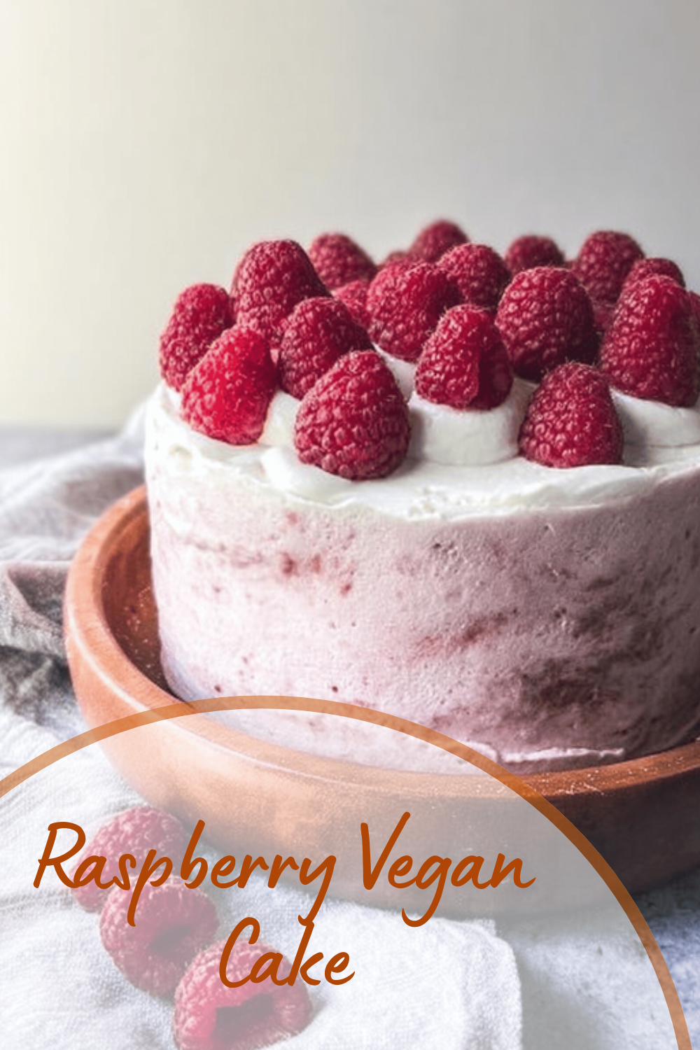 Raspberry Vegan Cake