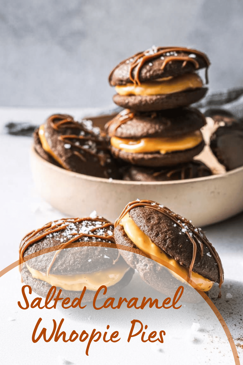 Salted Caramel Whoopie Pies