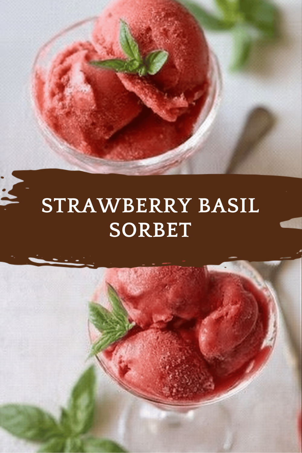 Basil Infused Strawberry Sorbet Recipe For Refreshing Summer Treats 6 Strawberry Basil Sorbet
