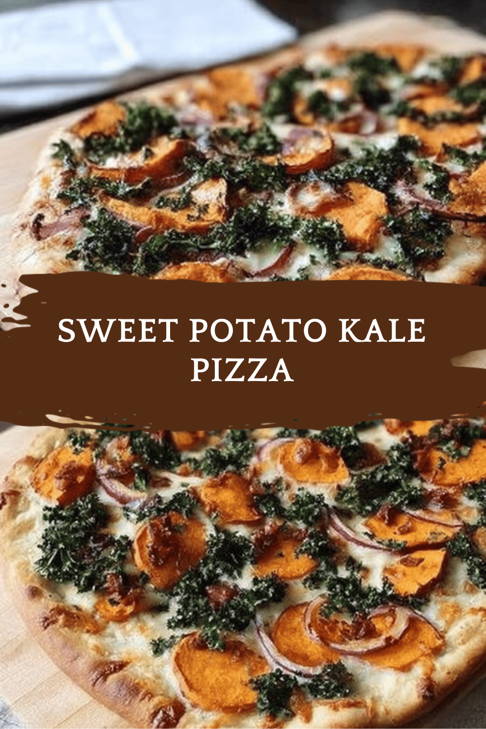 Sweet Potato Kale Pizza With Rosemary And Red Onion Toppings 6 Sweet Potato Kale Pizza