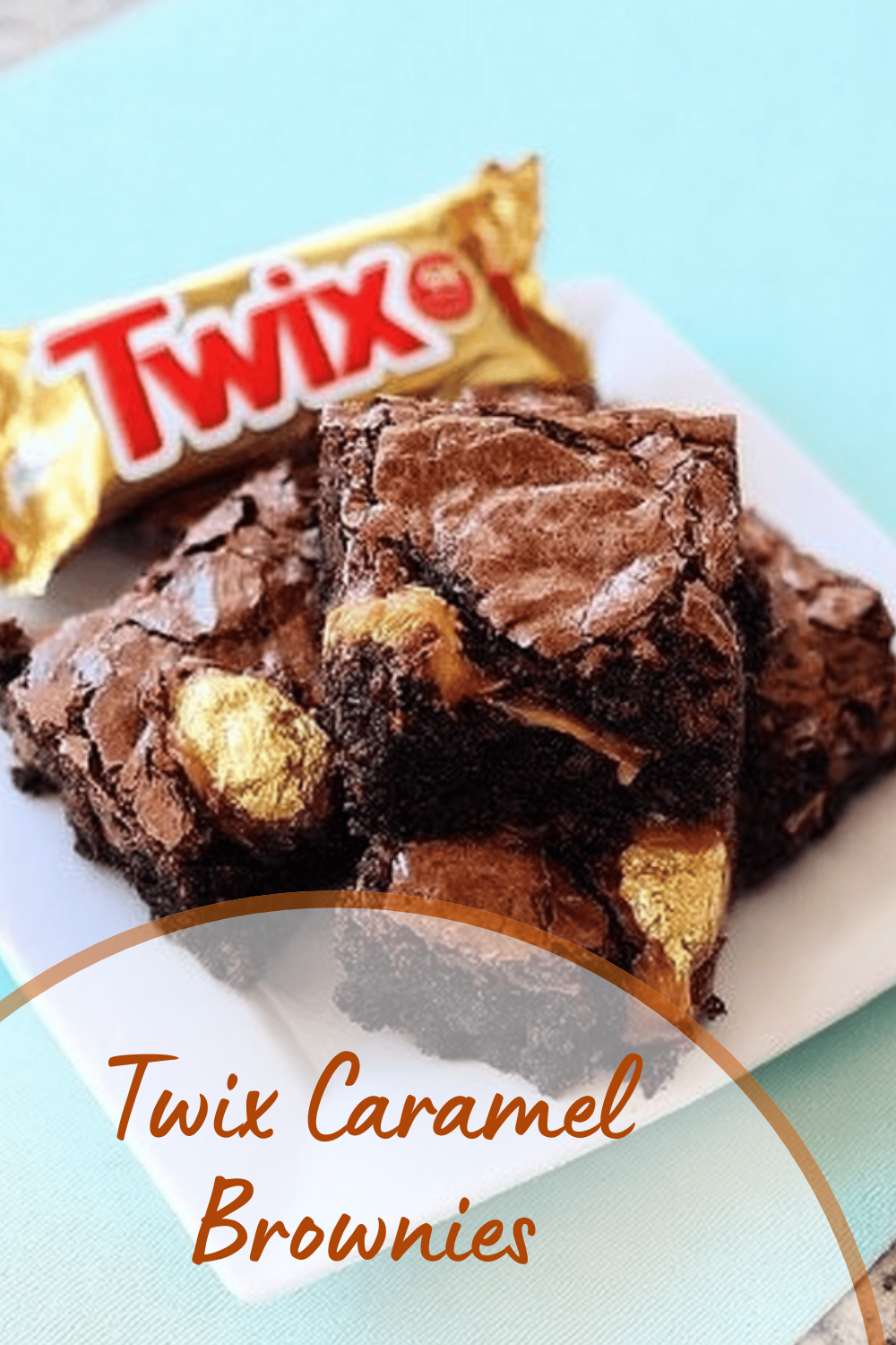 Twix Caramel Brownies