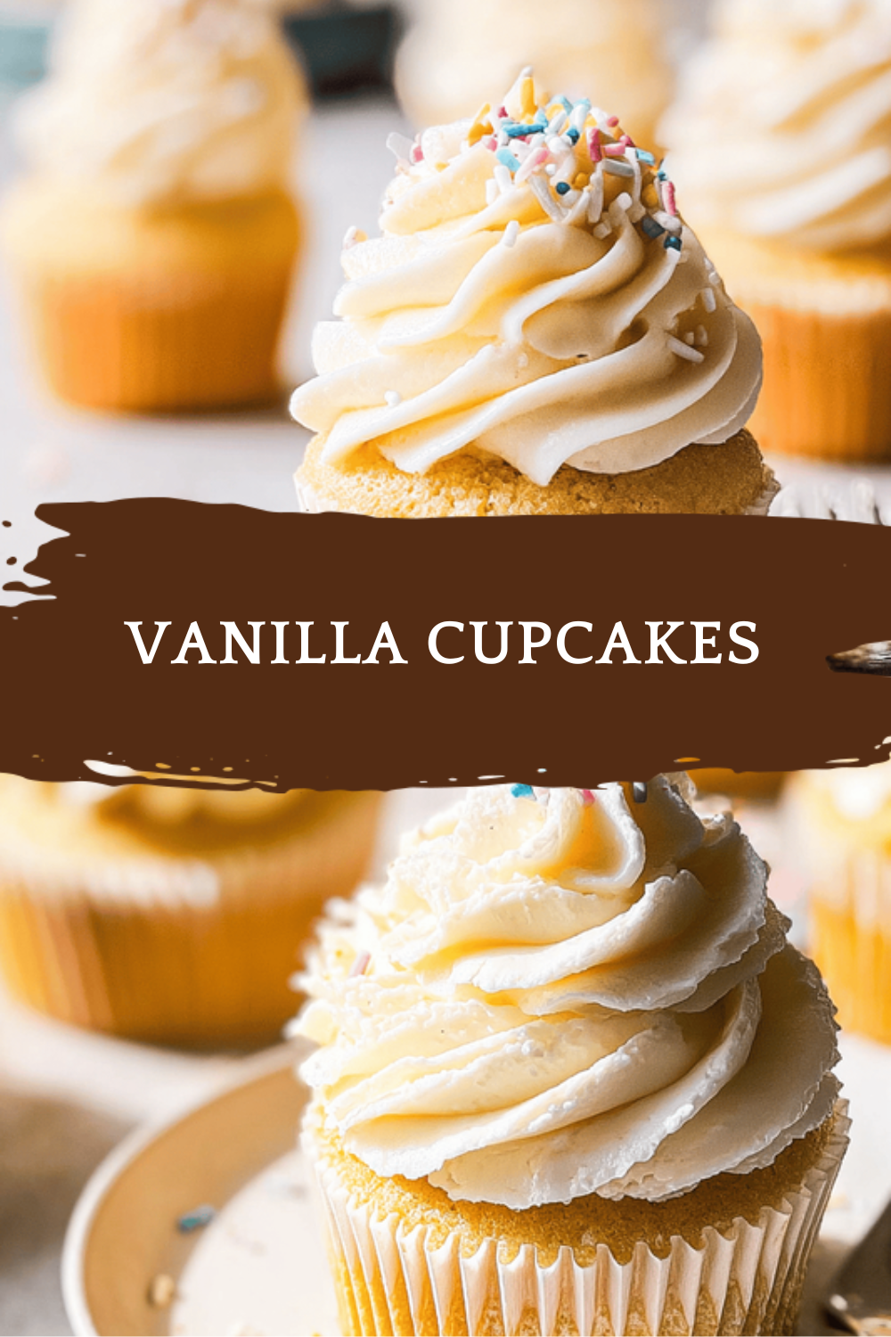 Moist Vanilla Cupcakes With Rich Flavor And Simple Ingredients 6 Vanilla Cupcakes