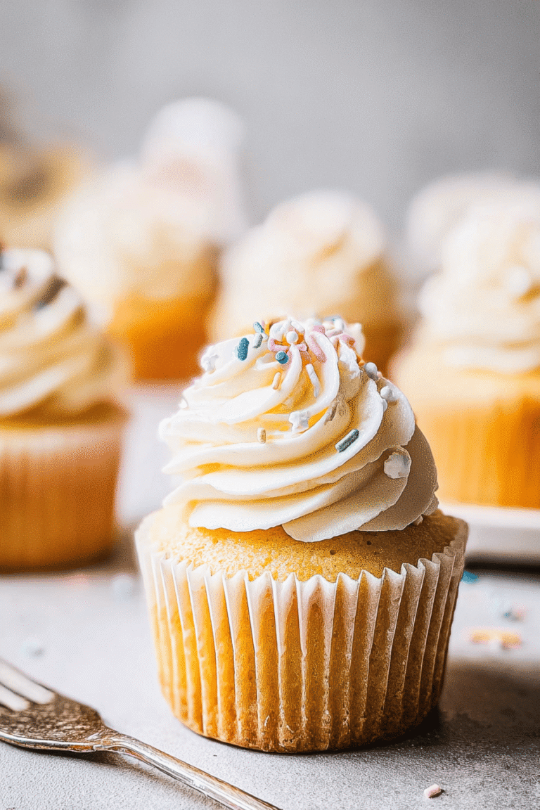 Moist Vanilla Cupcakes With Rich Flavor And Simple Ingredients 8 Vanilla Cupcakes 99.Png