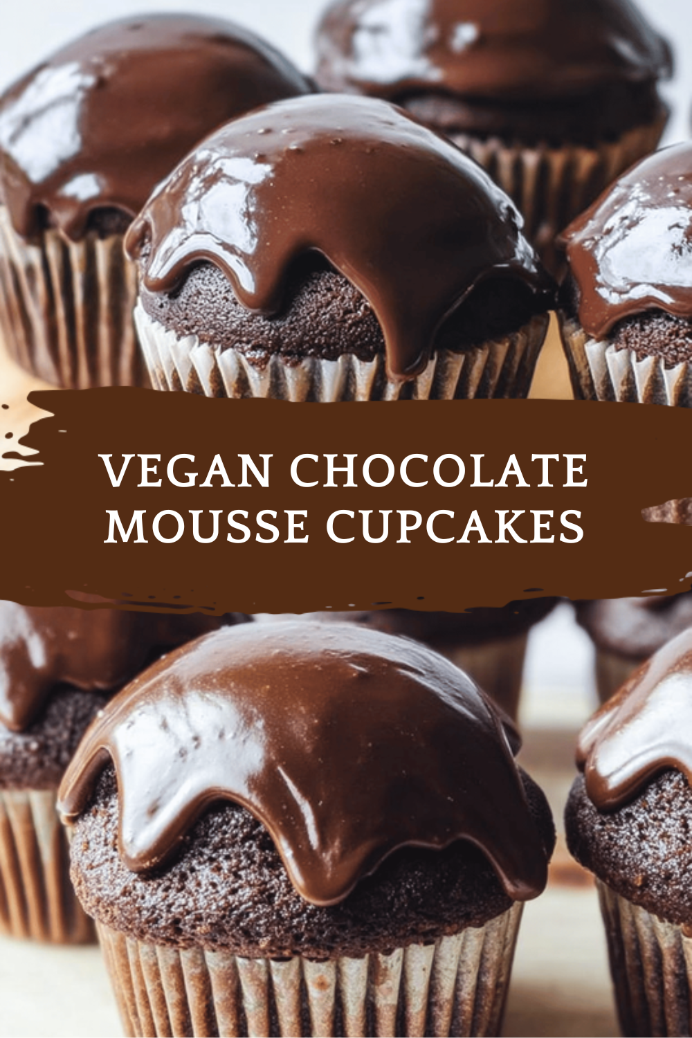 Vegan Chocolate Mousse Cupcakes