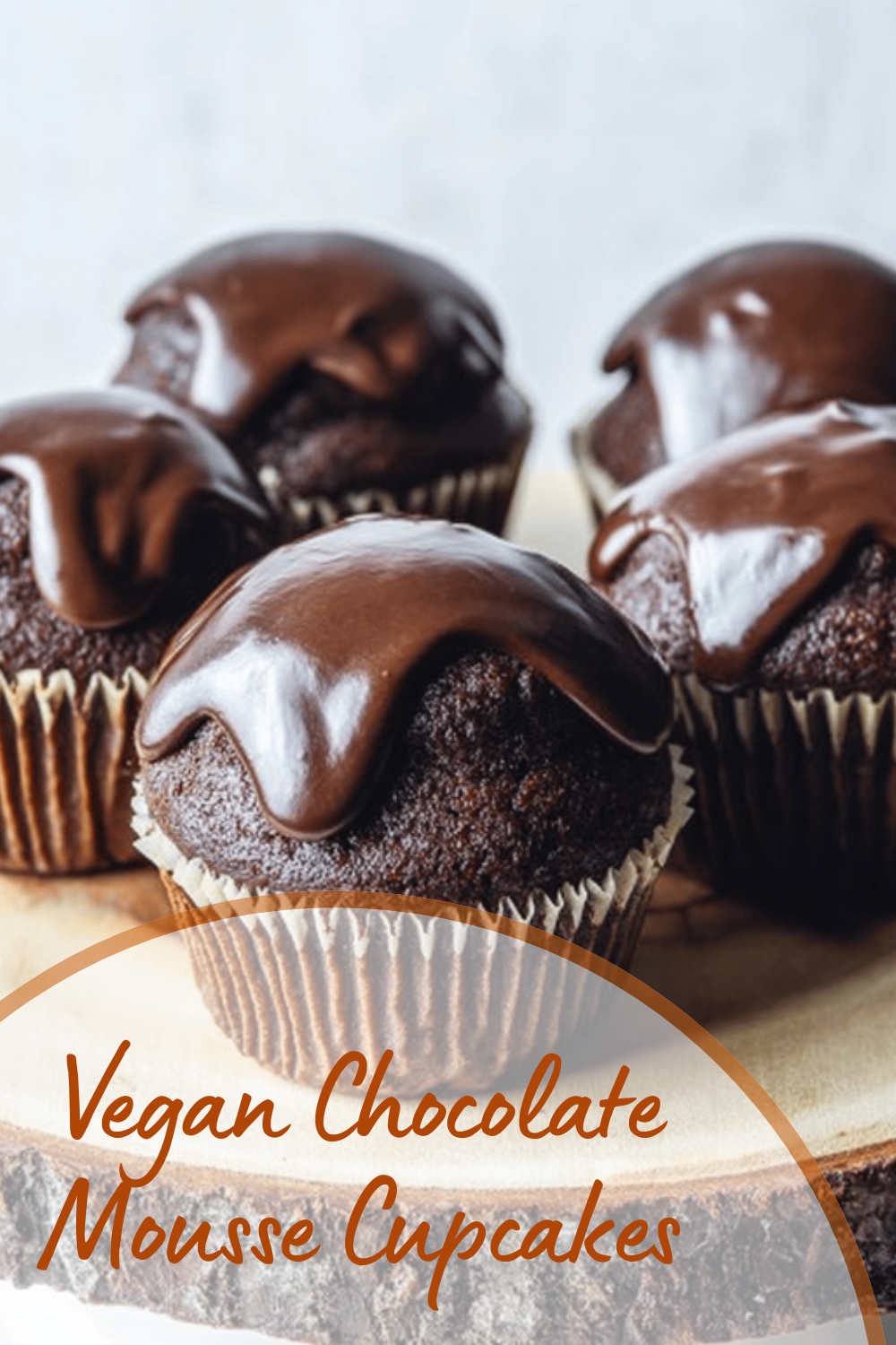 Vegan Chocolate Mousse Cupcakes