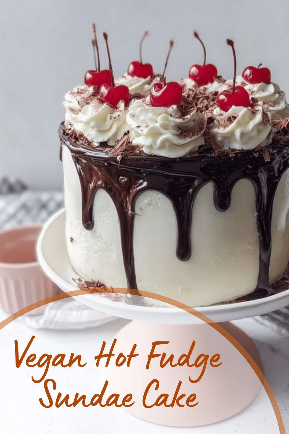 Vegan Hot Fudge Sundae Cake