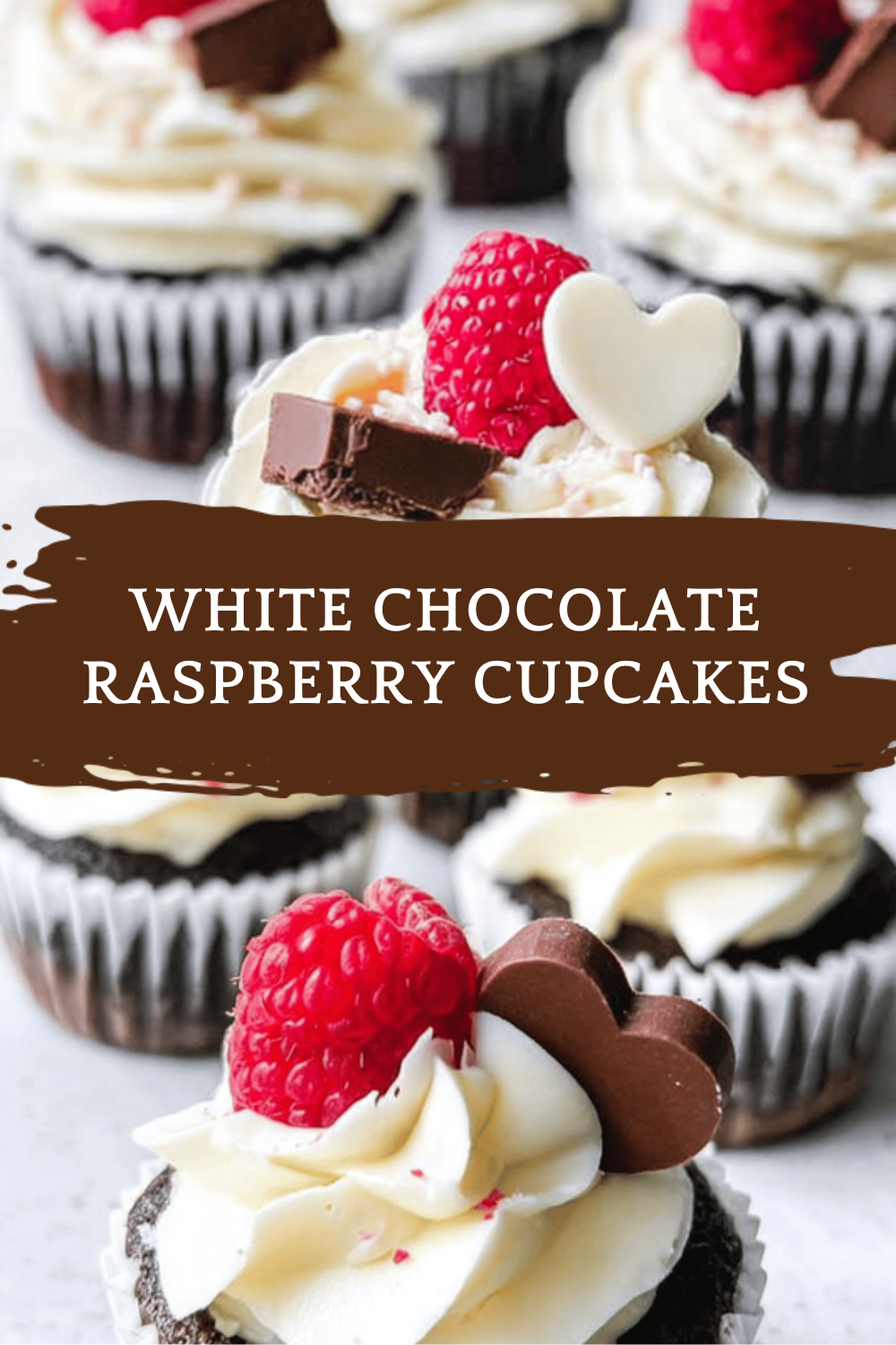 White Chocolate Raspberry Cupcakes