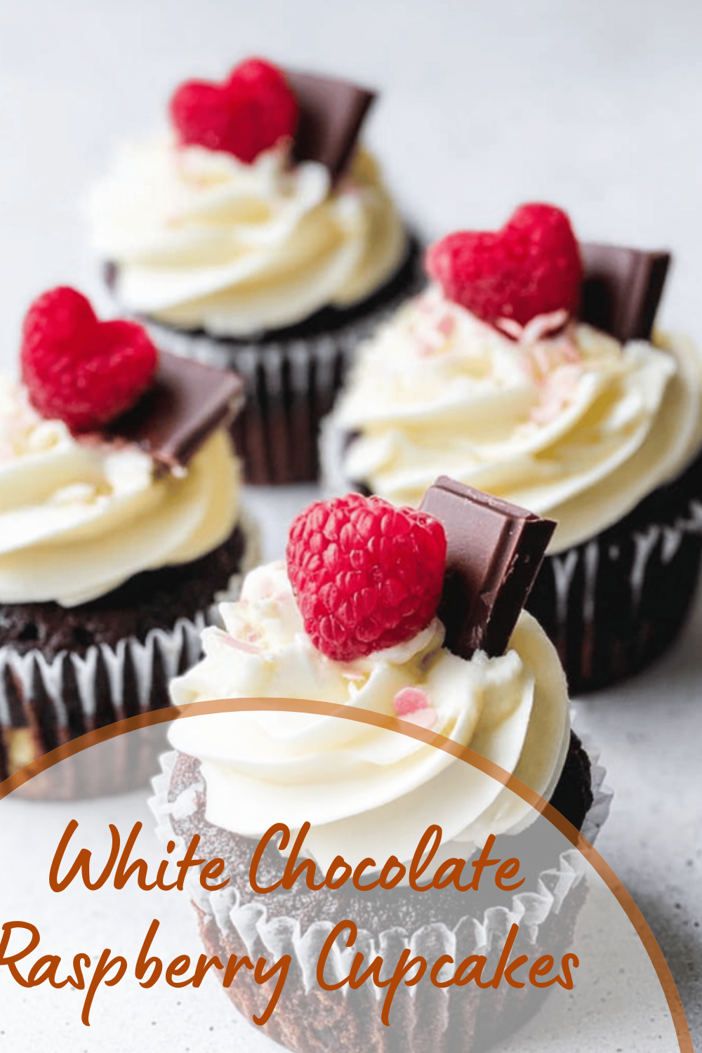 White Chocolate Raspberry Cupcakes