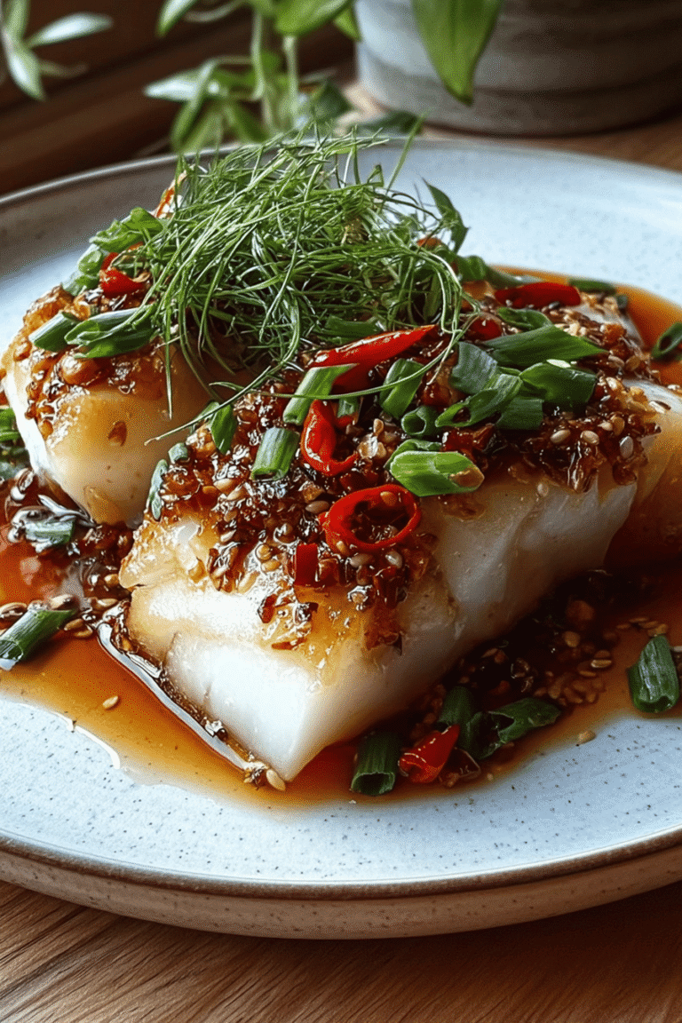 Chinese Steamed Cod With Ginger Scallion Sauce Recipe 8 Asian Ginger Cod 94.Png