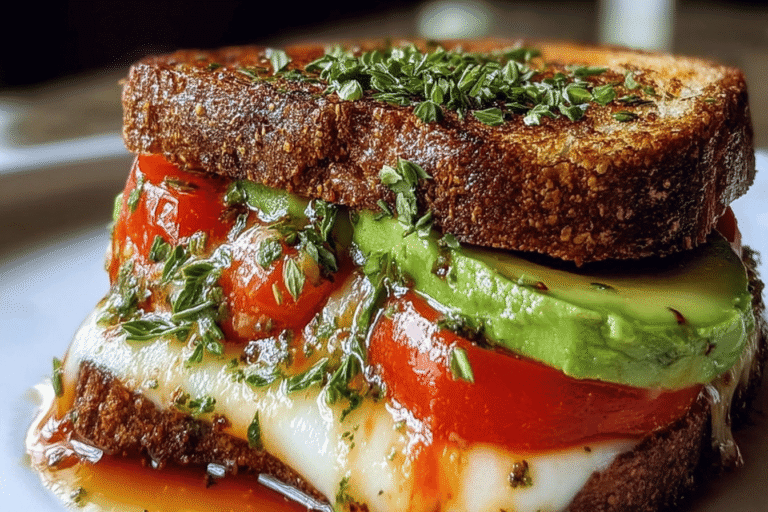 Avocado Mozzarella Tomato Grilled Cheese 91.Png