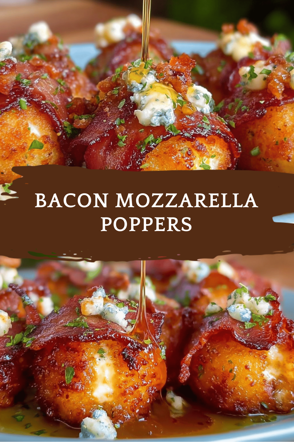 Bacon Wrapped Jalapeño Popper Recipe Easy Snack Idea 6 Bacon Mozzarella Poppers