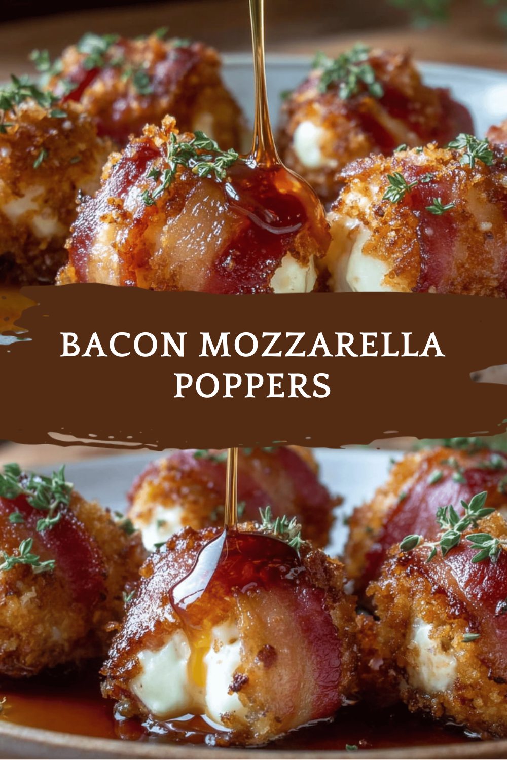 Bacon Mozzarella Poppers