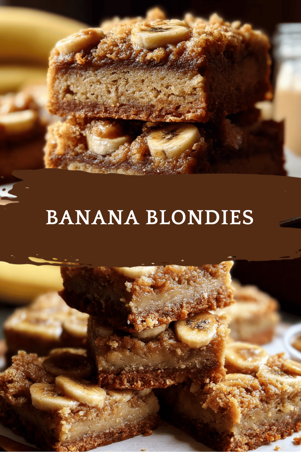 Banana Blondies