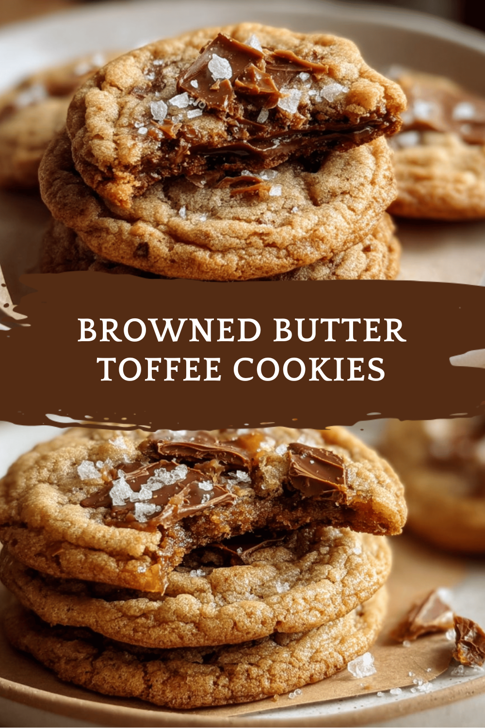 Browned Butter Toffee Cookies