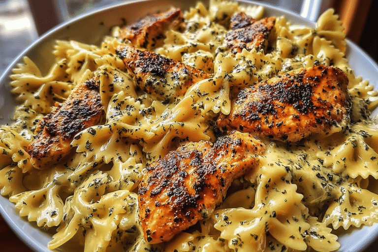 Cheesy Garlic Butter Chicken Bowties 74.Png