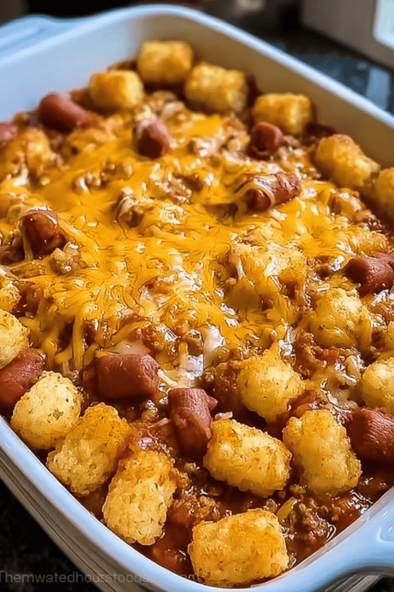 Cheesy Hot Dog Tater Tot Casserole 28.Png