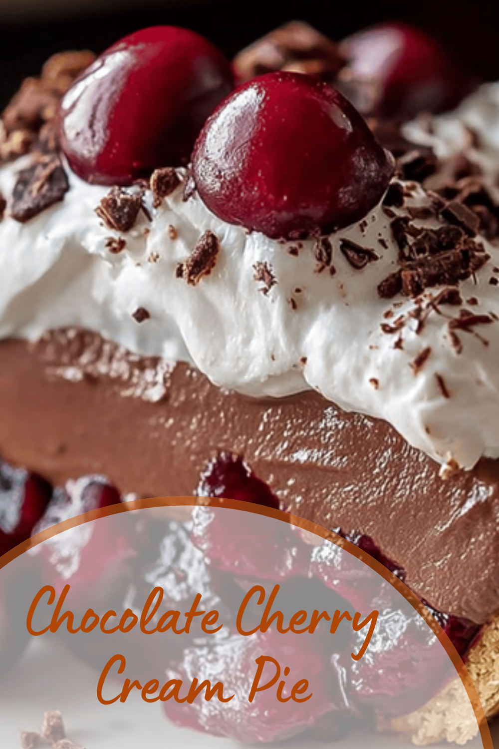 Chocolate Cherry Pie Recipe With Rich And Tangy Filling 7 Chocolate Cherry Cream Pie