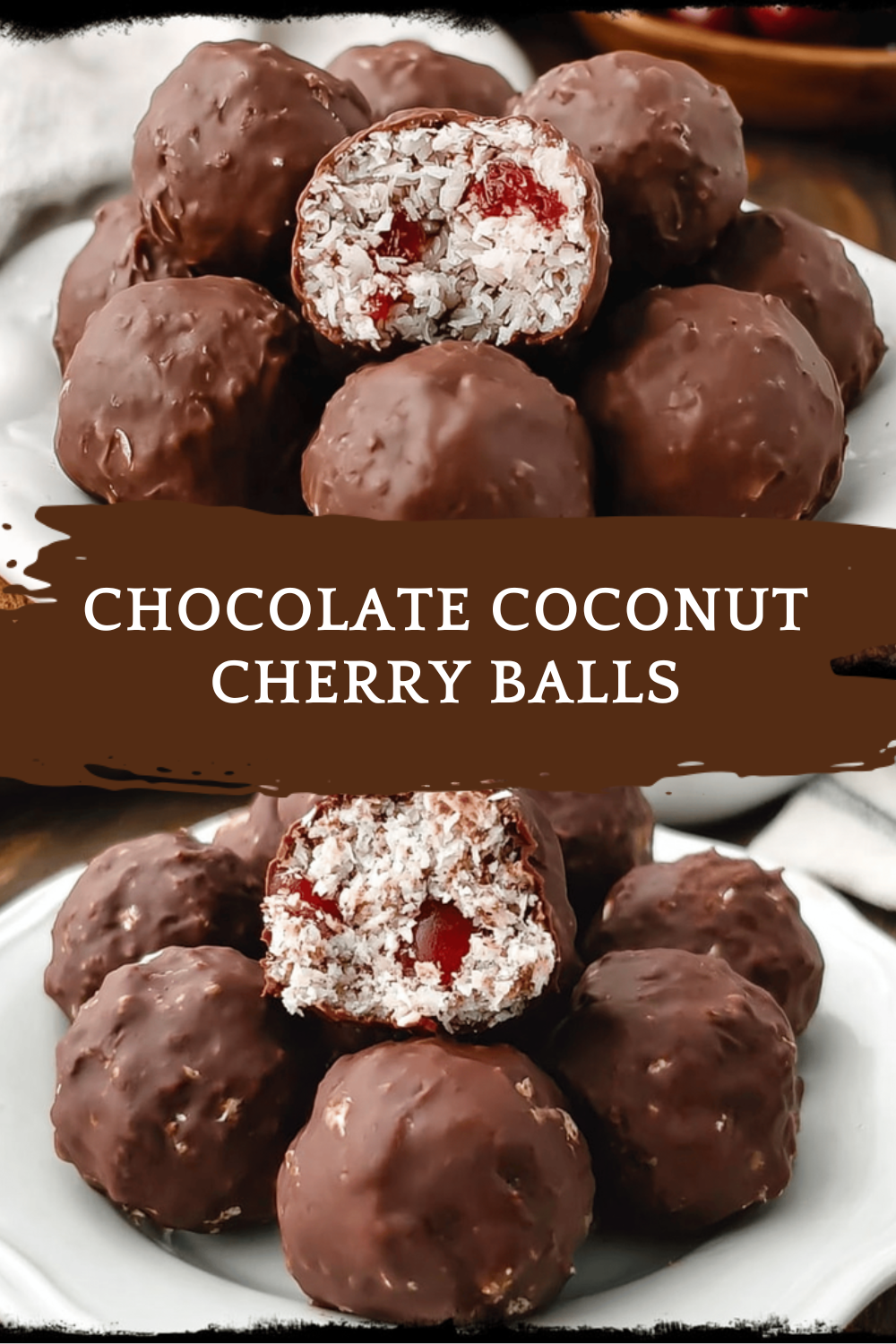 Chocolate Coconut Cherry Balls
