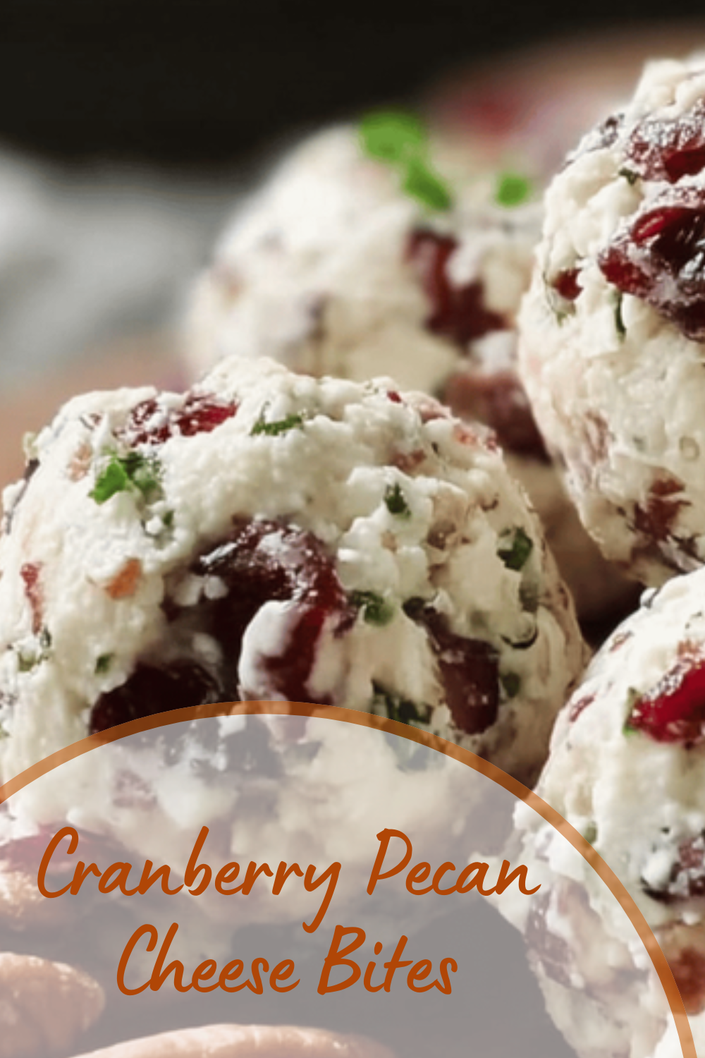 Cranberry Pecan Cheese Bites