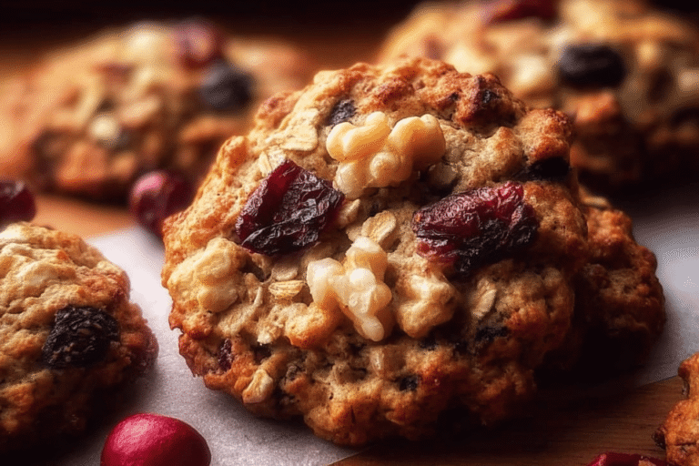 Cranberry Walnut Oatmeal Cookies 95.Png