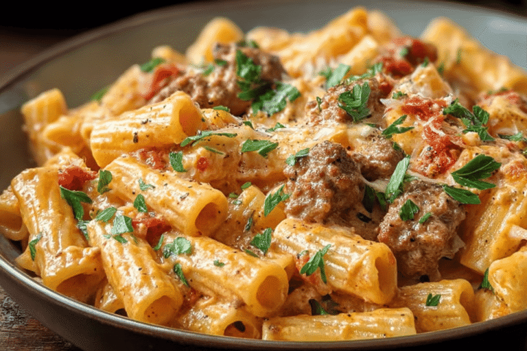 Creamy Italian Sausage Rigatoni Recipe 84.Png