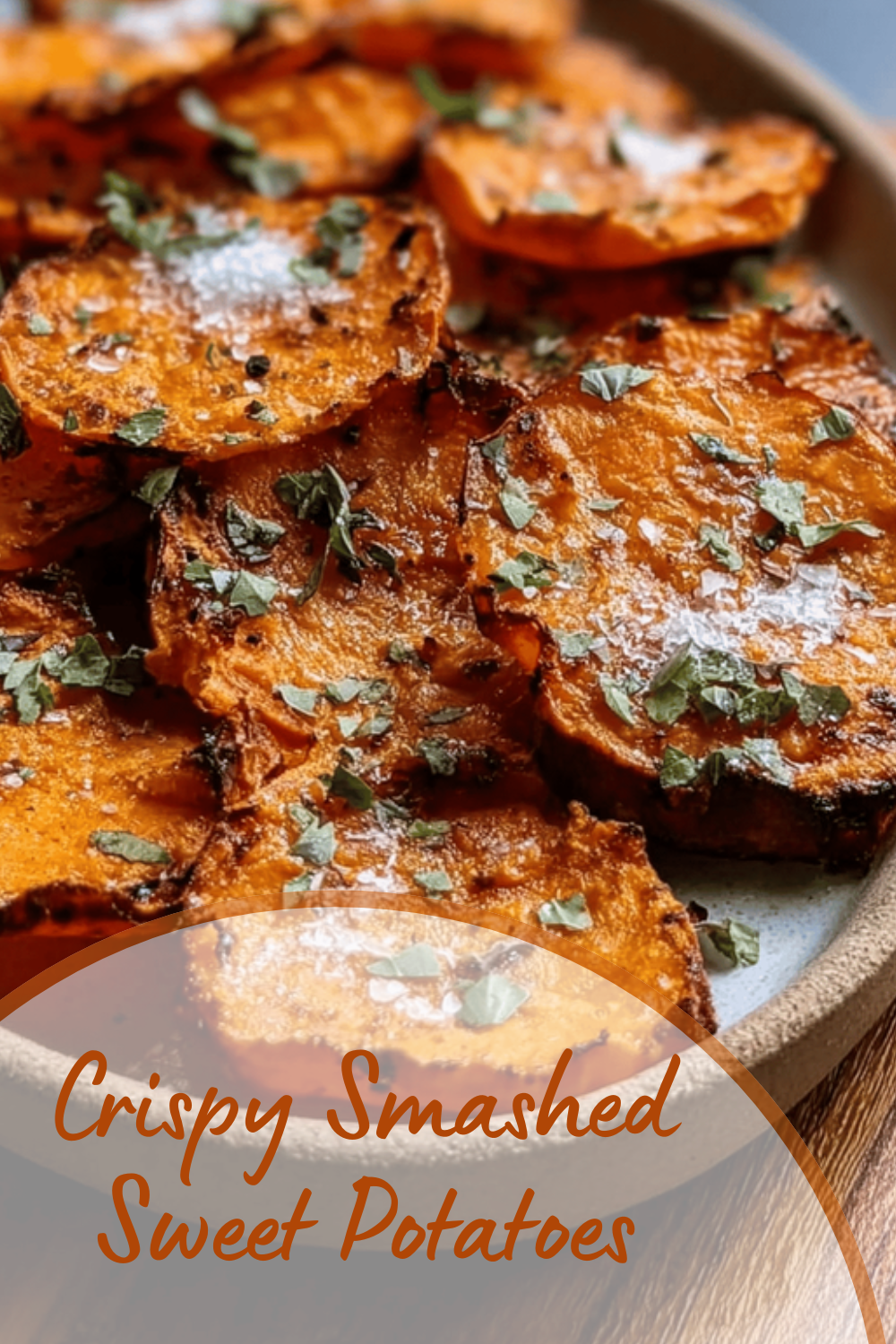Crispy Smashed Sweet Potatoes