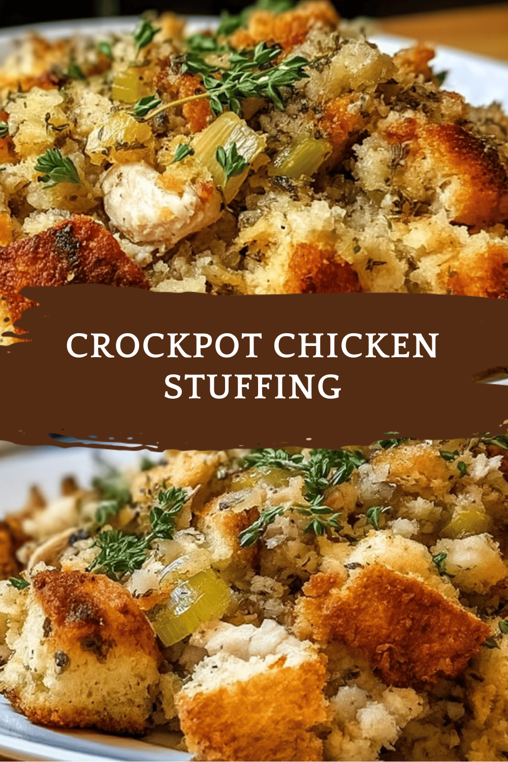 Crockpot Chicken Stuffing