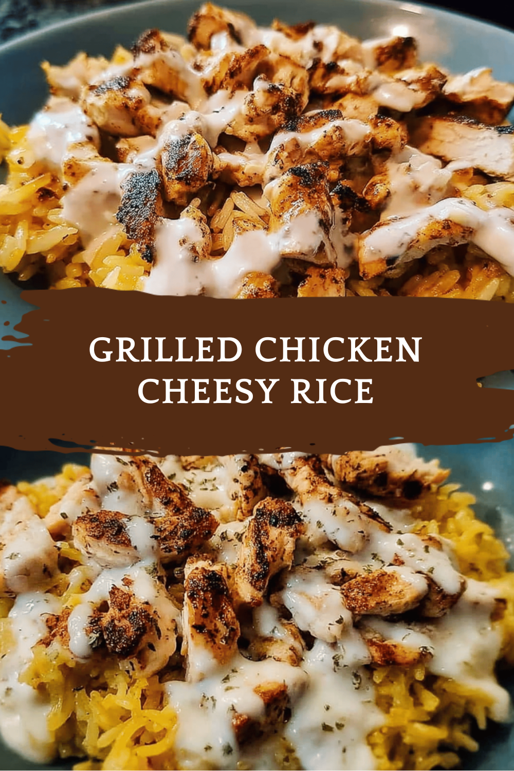 Grilled Chicken Cheesy Rice