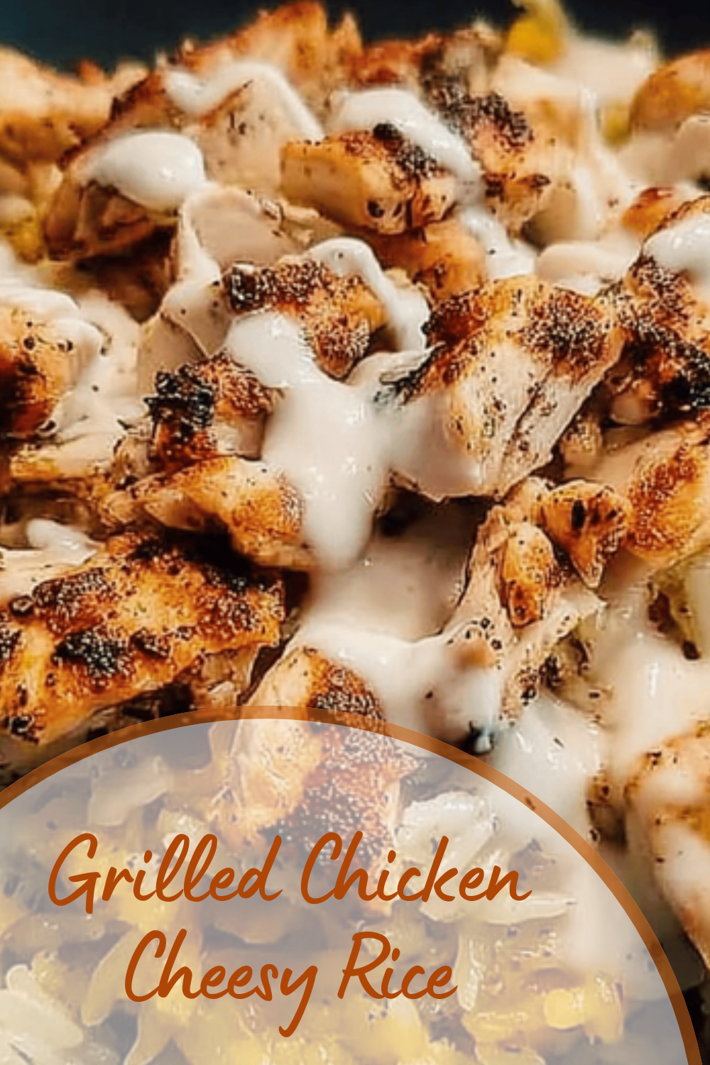 Grilled Chicken Cheesy Rice