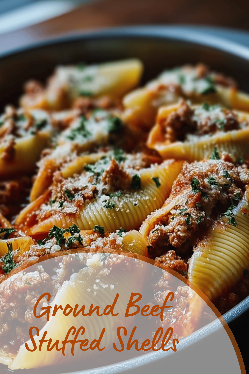 Ground Beef Stuffed Shells