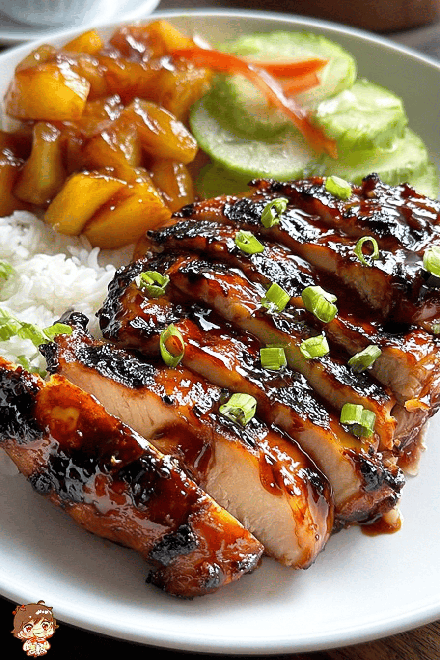 Hawaiian Grilled Teriyaki Chicken