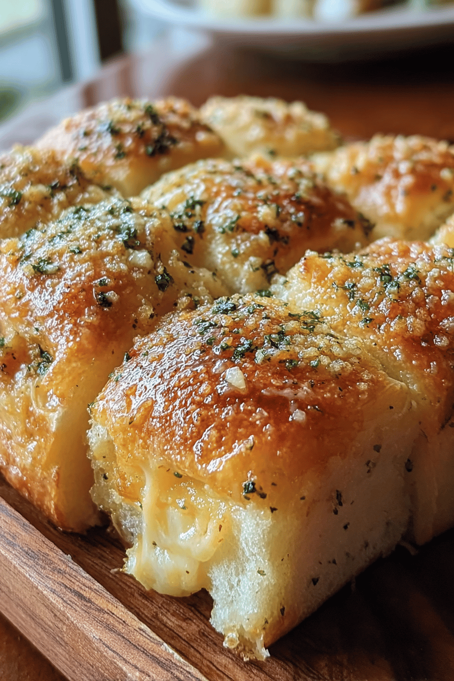 Hawaiian Roll Garlic Bread