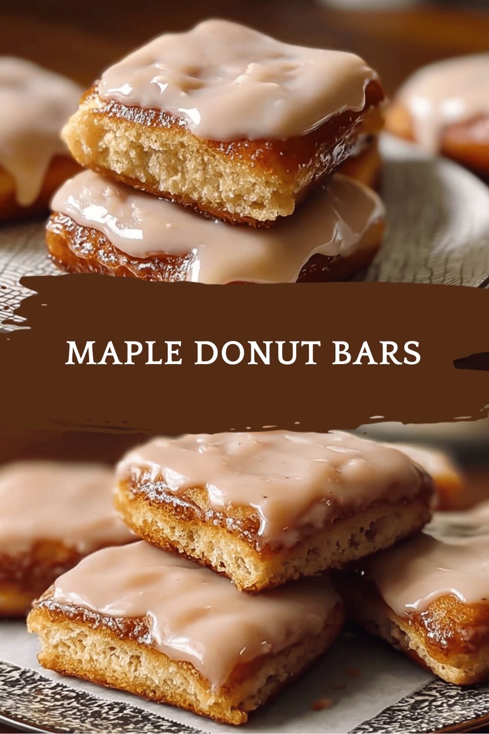 Maple Bar Donuts Recipe With Sweet Glaze And Soft Texture 6 Maple Donut Bars