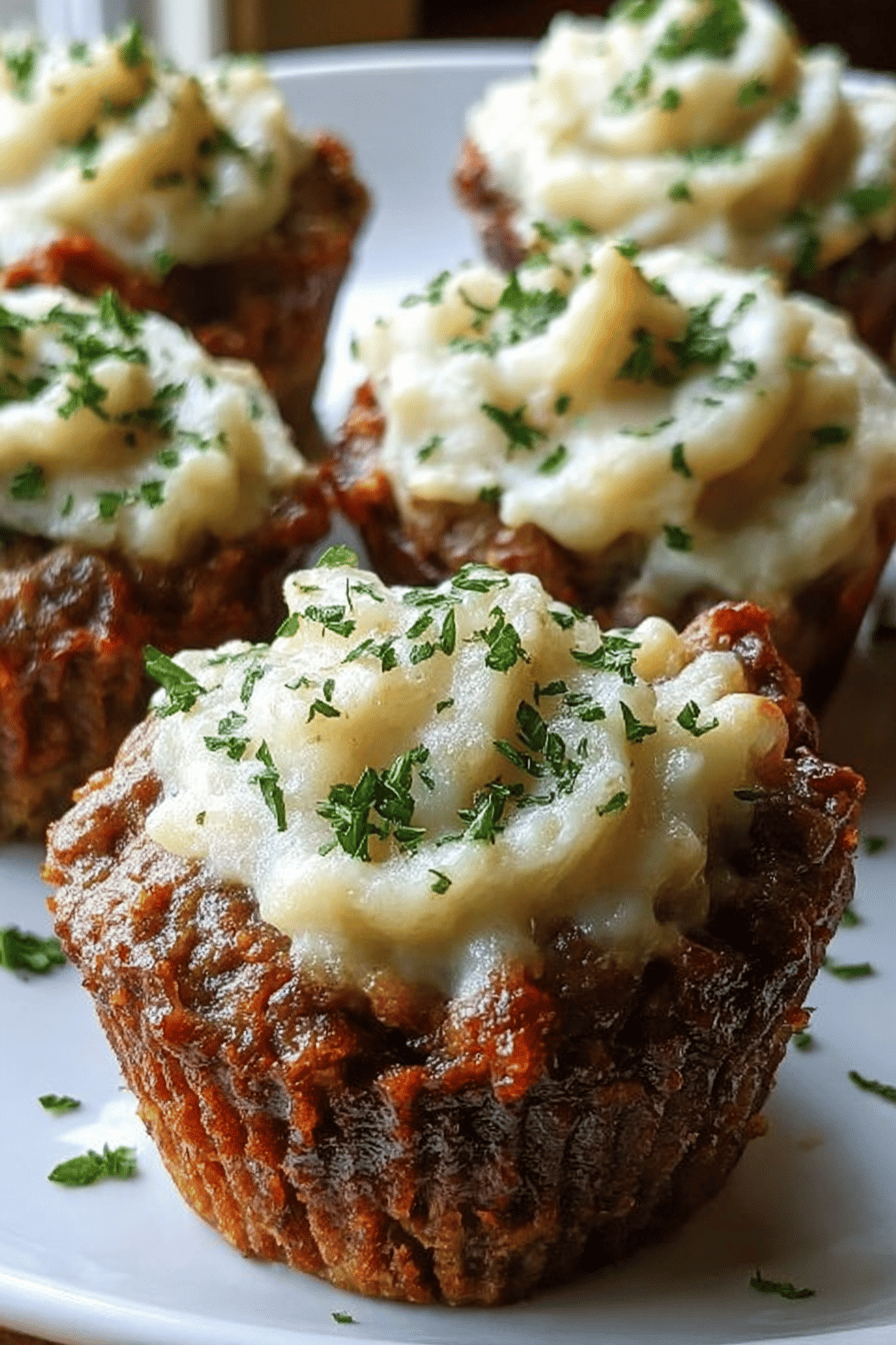Mini Meatloaf Muffins