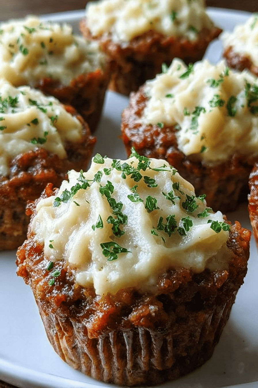 Mini Meatloaf Muffins