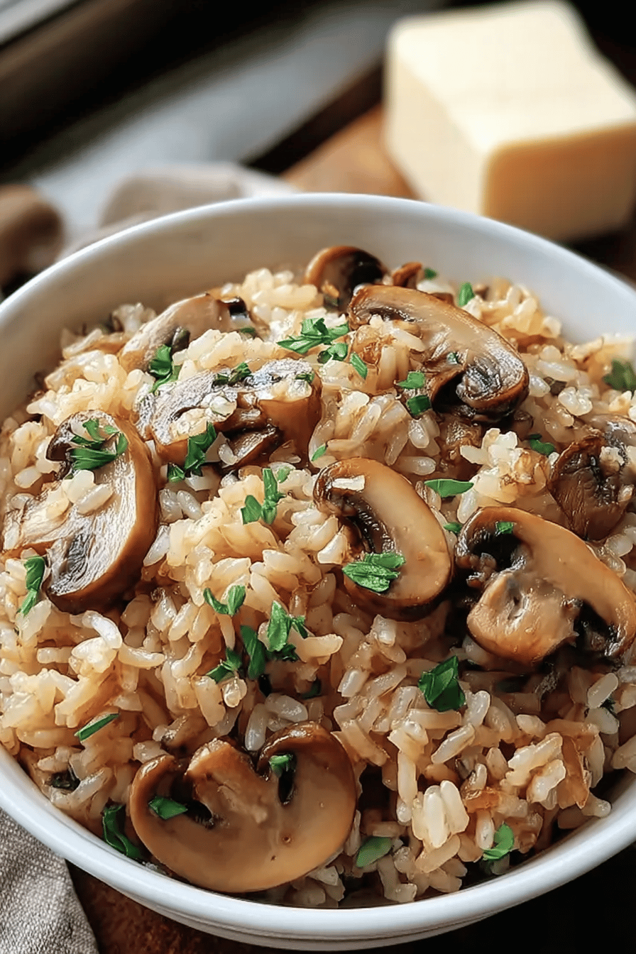 Mushroom Rice