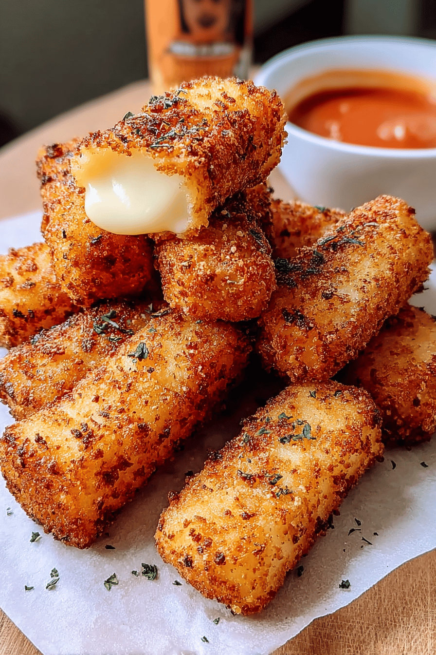 Nashville Hot Mozzarella Sticks