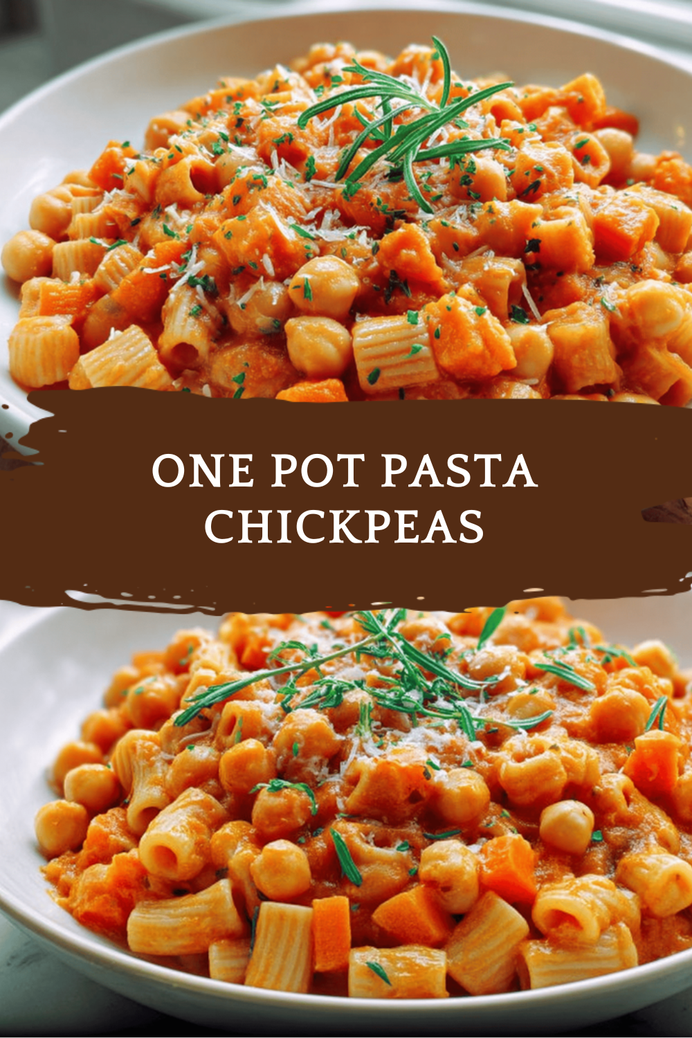 One Pot Pasta Chickpeas